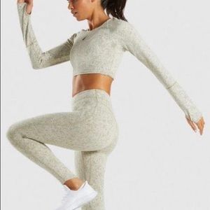 Almost new Gym shark Fleur leggings and top